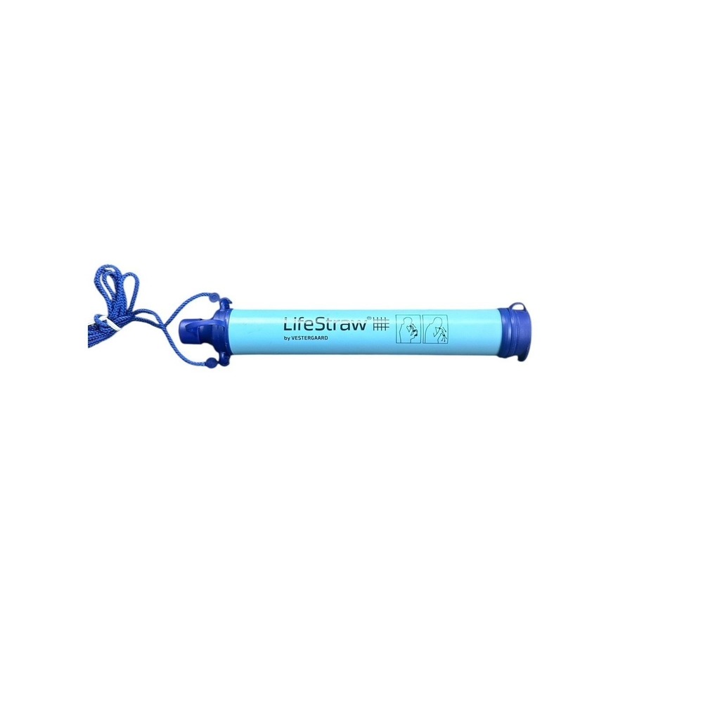 LifeStraw Personal Water Filter Blue Portable Survival Gear